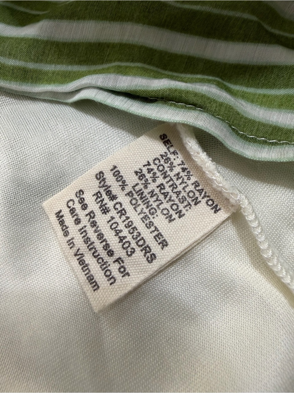 Sweet Wanderer White Maxi Dress with Green Botanical Print - Picture 12 of 12